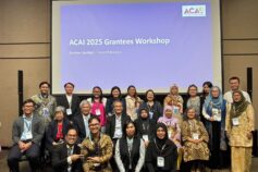 Group photo of the ACAI 2025 Grantees Workshop at NCA2026, KLGCC Convention Centre, Kuala Lumpur